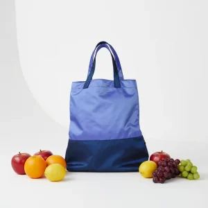 FULAIYA Shopping Tote with Shoulder Length Handle and Open Closure for Supermarket & Daily Use