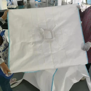 Factory 1 Ton Breathable PP Plastic Super Sack Jumbo Bulk Bag Baffle FIBC Bags