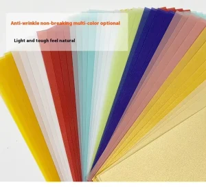Factory 100gsm Color Tracing Paper Semi Transparent Pearl Gold and Silver Paperboard