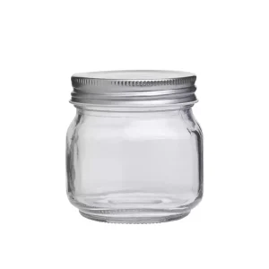 Factory 8 oz Round Glass Mason Glass Jars with Tinplate Lids