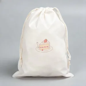 Factory Cartoon Pattern Simple Foldable Portable Non Woven Fabric Drawstring Sneaker Footwear Protective Dust Bag