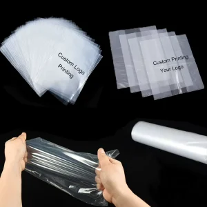 Factory Custom Clear Side Gusset BOPP Plastic Bag Roll Film Food Grade Packaging Self Adhesive Seal