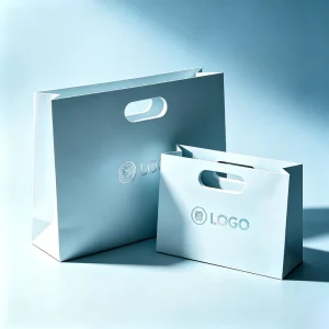 Factory Custom Kraft Paper Bag Packaging Die Cut Paper Carrying Bag