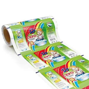 Factory Custom Printed Soft Plastic Film Roll Washing Powder Wrapping Detergent Powder Roll Packaging Custom Sachet