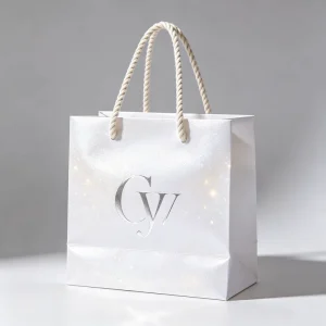 Factory Custom Recyclable Blank Kraft Paperboard Shopping Clothing Shoe Logo Packaging Bags