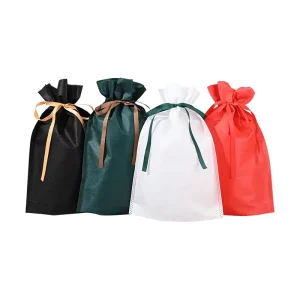 Factory Customize Non Woven Shoe Dust Storage Bags Drawstring