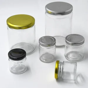 Factory Customized 50ml 80ml 100ml 450ml 500ml 770ml 1000ml High Quality Food Storage Jar Glass Jars with Lids