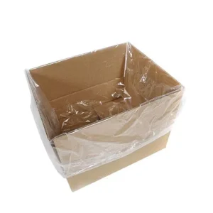 Factory Customized Thick Square Bottom Clear PE Plastic Carton Inner Liner Bags Food Polyethylene Liner Bags