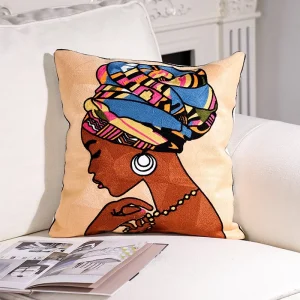 Factory Direct Compliance Requirement Abstract Painting Cushion Soft Pillowcase Cushion Case Cover
