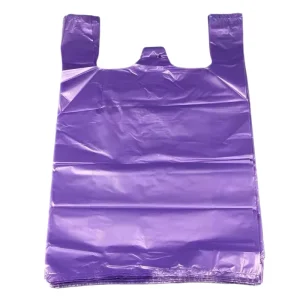 Factory Direct Custom Logo Shopping Bags with Handle Durable Plastic Grocery Tote Bags Low MOQ