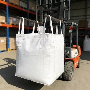 Factory Direct FIBC Bulk Bags 500kg-2000kg Durable Jumbo Ton Bag with Lifting Loops for Industrial Packaging