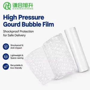 Factory Direct Low Pressure Bubble Cushion Film Roll Lightweight Shockproof Protective Packaging Material OEM Available