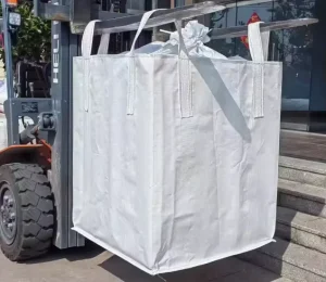 Factory Direct PP Jumbo Breathable FIBC Ton Bag for 20ft Container Load 1000kg Building Materials Construction Waste