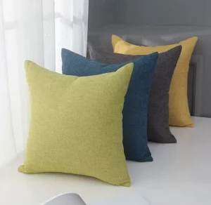 Factory Direct Price Custom Sofa Cushion Decoration Throw Pillow Multi color Linen Cushion Cover Luxury Pillowcase