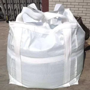 Factory Direct Sale 1 Tonne 1000kg 2200LBS Heavy Duty Circular U PANEL Tubular FIBC Super Sack Big Jumbo Bag Made of PP Material