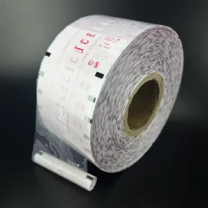 Factory Direct Sale Stretch Film Roll China Packaging Transparent Popsicle Packaging Plastic Bag Film