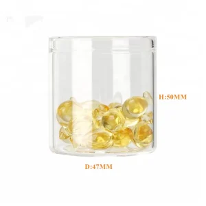 Factory Direct Supply 50ml Glass Jar 47mm Size Food Grade Texture Natural Cork Lid Reusable Small Storage Container