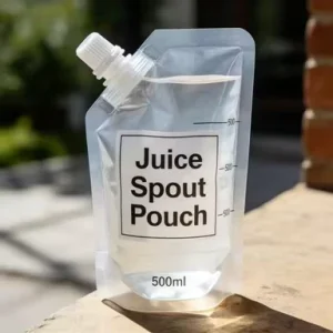 Factory Direct Transparent Spout Pouch 50ml 200ml Customizable Various Sizes Food Grade Plastic Bags for Liquid Retail Packing