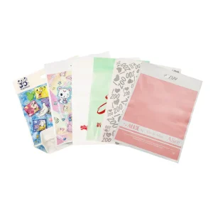 Factory Directly Supply PE Custom Biodegradable PE Die Cut Plastic Tote Portable Single Layer Shopping Bag with Transparent Packaging for Packing Use