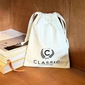 Factory Dust Bag with Logo Printing Travel Portable Cotton Drawstring Shopping Bags Reusable Storage Bags