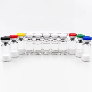 Factory Empty Glass Bottles Rubber Stopper with Aluminum Sealed Caps Peptide Lyophilized Powder Cosmetic Serum Packaging Vials