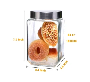 Factory Food Glass Jars Food Storage Jars Chili Oil Jar Mason Jars Honey Jars With Lids