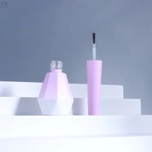 Factory Gradient 12ml 13ml Glass Bottles Container Custom Logo Unique Empty Gel Nail Polish Cuticle Oil Bottle With Caps Brushes