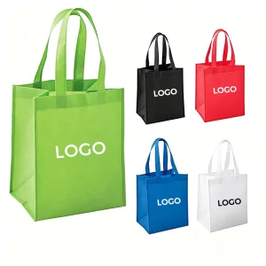 Factory Logo Eco friendly Non Woven Garment Bag with logo Promotional Shopping Non Woven Bag