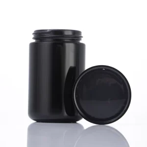 Factory Miron Jars UV Protection Glass Jar 5ml 50ml 70ml 100ml 150ml 250ml Food Grade Smell Proof Storage Bottle With CE
