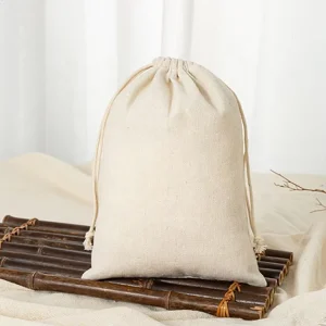Factory Price Calico Logo Drawstring Storage Bags Cotton Cloth Dust Bag Print Jewelry Rings Watches Earrings Home Office Storage