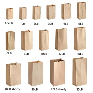 Factory Price Custom Printed Kraft Paper Shopping Bags with Twisted Handle for Retail Store