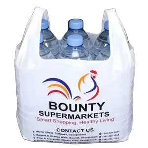 Factory Price Customized Bags Plastic Shopping Bag Smiling Face Clear Poly Bags t Shirt Bags for Food Packing