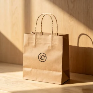 Factory Printing Bags Private Kraft Shopping Bags Recyclable Customized Kraft Paper Bags