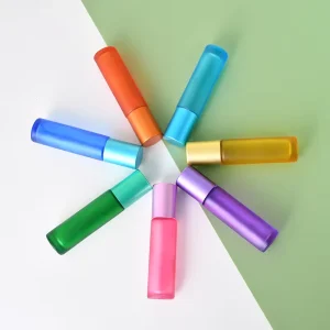 Factory Production Perfume Clear Bottles Supplies Mini 3ml 6ml 12ml Attar Oil Steel Beads Plastic Beads Roll on Bottle