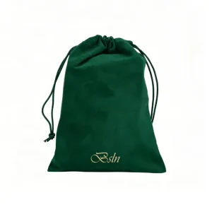 Factory Professional Custom Vertical Drawstring Bag for Jewelry Dustproof Small Item Storage Soft and Lightweight