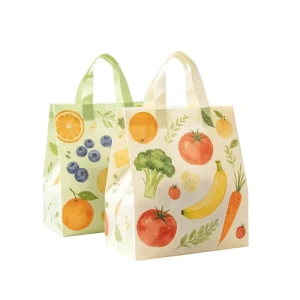 Factory Recycled Laminated Non Woven Shopping Bag Custom Logo Waterproof Grocery Tote