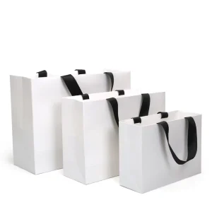 Factory Reusable Custom Printed Shopping Bags Paper Bags With Logo