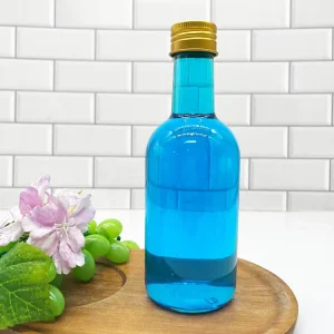 Factory Round Shoulder Long Neck 280ml 330ml Clear with Screwing Cap Glass Packaging for Juice Beer Beverage Soda