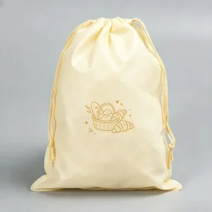 Factory Simple Cartoon Pattern Non Woven Drawstring Bag Custom Logo for Clothing Shop Shoe Dust Protective Cover Pouch