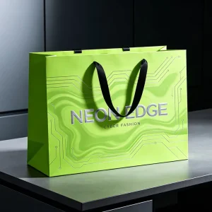 Factory Supply Custom Paper Gift Bag Water Based Coating Recyclable Shopping Bag for Clothing Accessories Jewellery