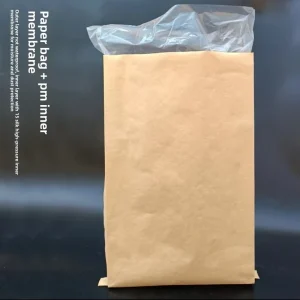 Factory-direct Sales PP Paper-plastic Composite Kraft Paper Woven Bags PE Inner Liners Waterproof Shipping Custom Logo