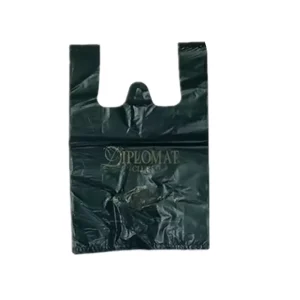 Factory direct custom logo thickened large plastic bags biodegradable shopping bag thank you T shirt Custom Package bags