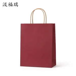 Factory made Biodegradable and Environmentally Friendly Takeout Paper Bags and Shopping Handbags