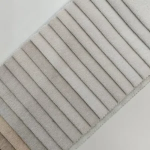Fashionable 100% Polyester Eco Friendly Abrasion Resistant Woven Chenille Upholstery Sofa Fabric Solids 320 GSM Home Textile