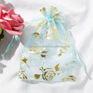 Favor Large White Organza Pouch Wedding Personalized Logo Promotional Gift Bag EXW Packaging Materials