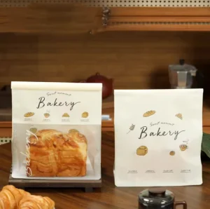 Fine Quality Greaseproof Kraft Paper Bread Bags for Bakery & Grocery Use