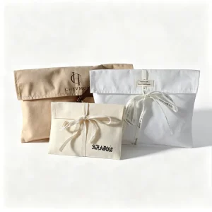 Flap Bags for Cloth Shoes Handbags Cotton Twill Envelope Dust Bag for Pajamas