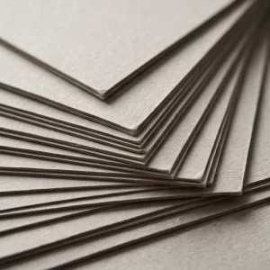Flat Smooth Laminated Paperboard Custom Sized Packaging Moisture Proof Heavy Duty Material Solid Stiff Carton Board