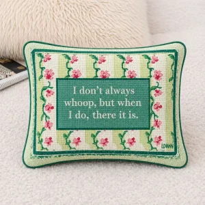 Floral Square Needlepoint Pillow Cover Handmade Polyester Cotton Customizable Eco Friendly 3D French Country Chic Style Zipper