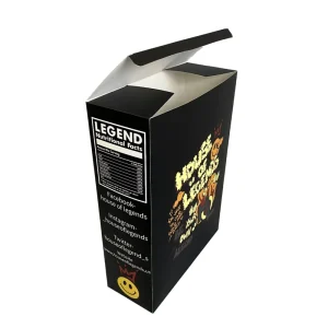 Foldable Clothing Hoodies Art Paper Cereal Box Packaging Custom Logo Design for Clothes and Food Use